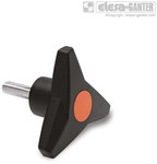 Трипроменева ручка VB.839/63 P-M8x25-C2
